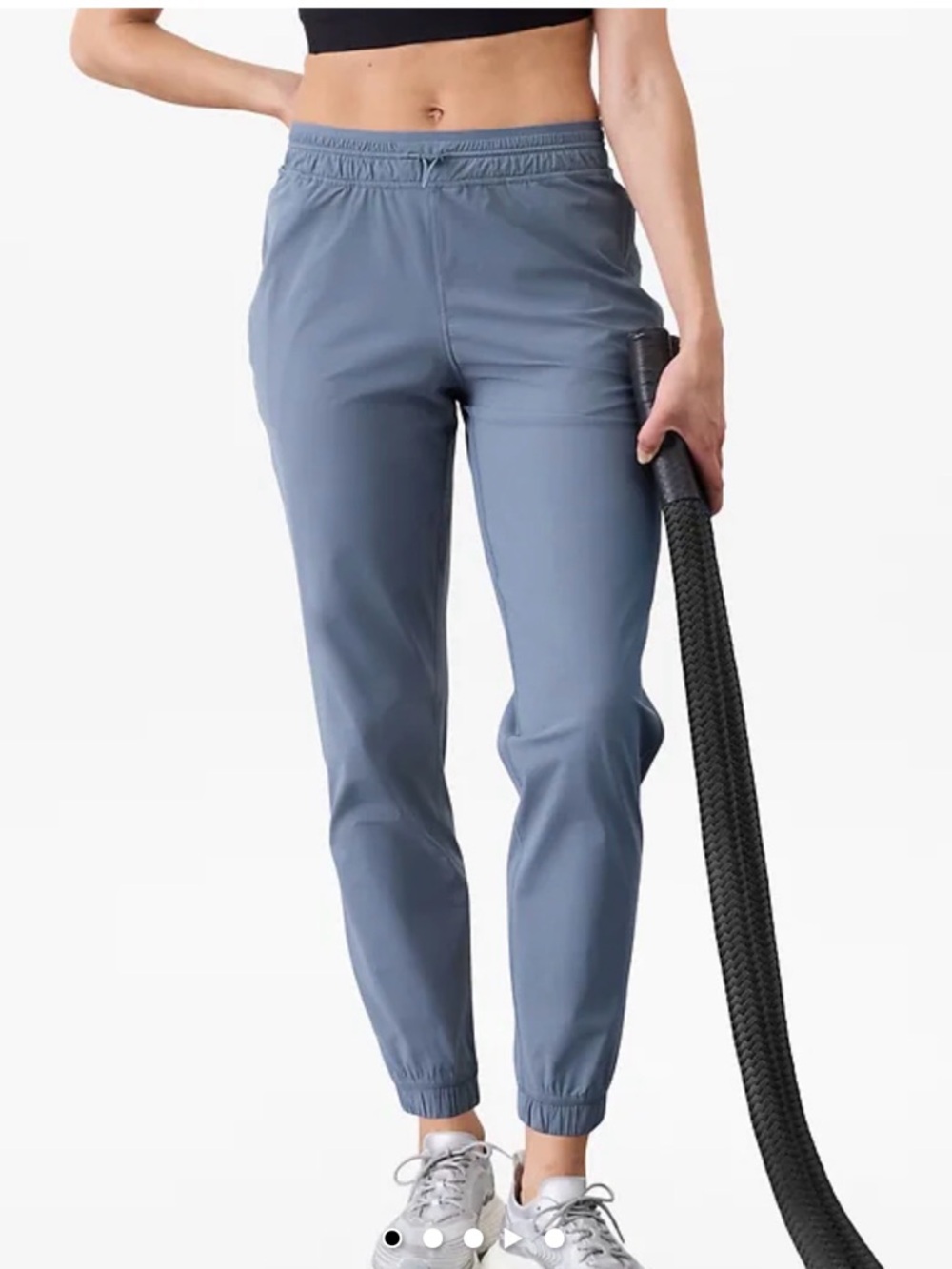 NWT Athleta Crosstrain High Rise Jogger - Small Shadow Blue